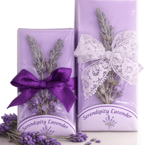 Gift-Wrapped Lavender Soap